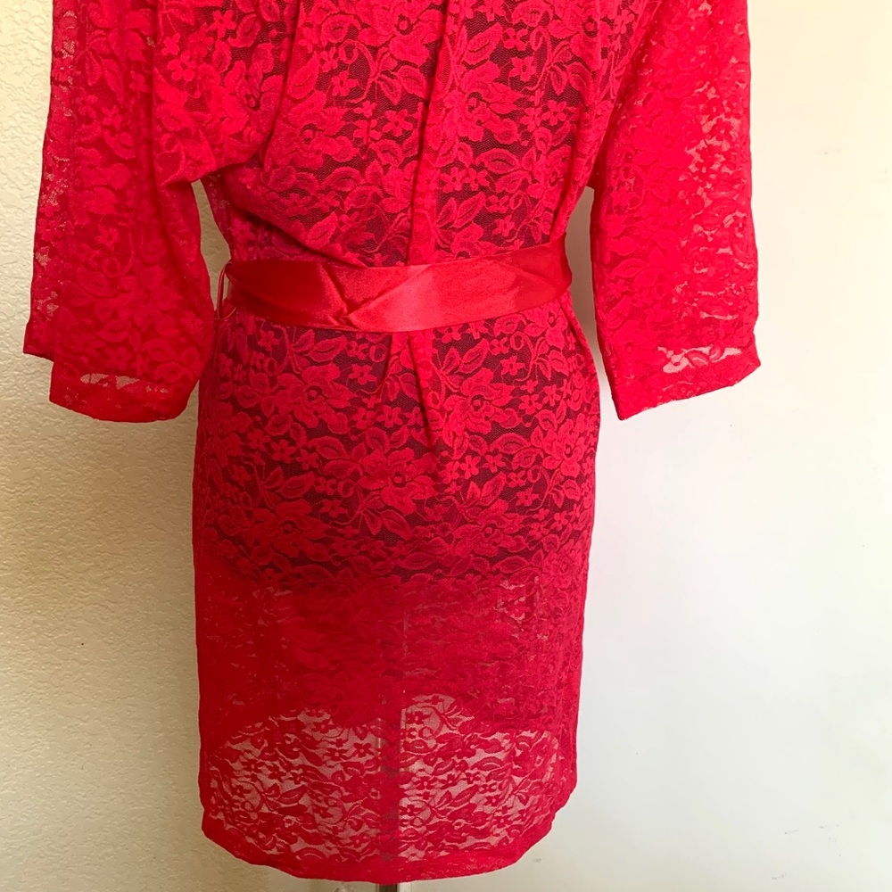 Apt. 9 Solid Lace Robe - Picture 6 of 11